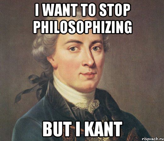 Immanuel Kant Philosophy Pun