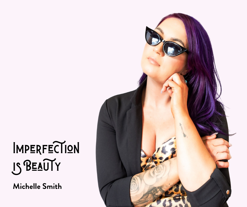 Photo of my client, Michelle Smith, owner of Imperfection is Beauty Lashes.